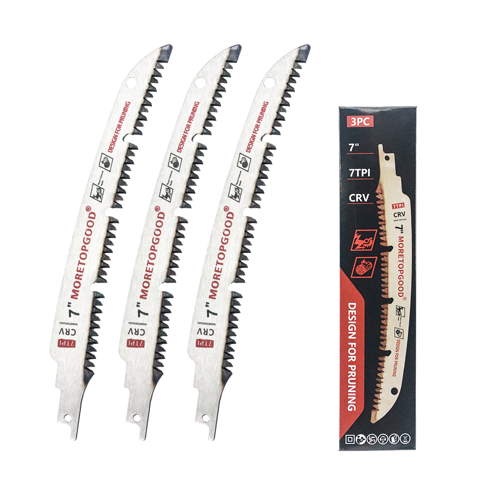 Woodworking Saw - 3-delige boogvormige reciprozaagbladen met gebogen zaagbladen