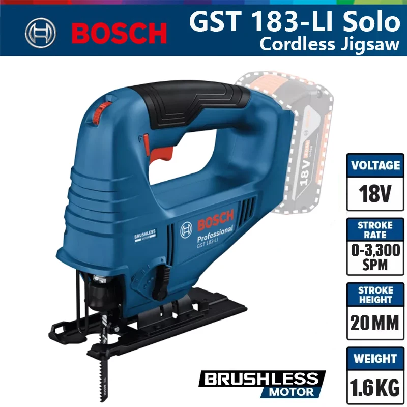 Woodworking Saw - Bosch GST 183-LI Professional Elektrische Decoupeerzaag