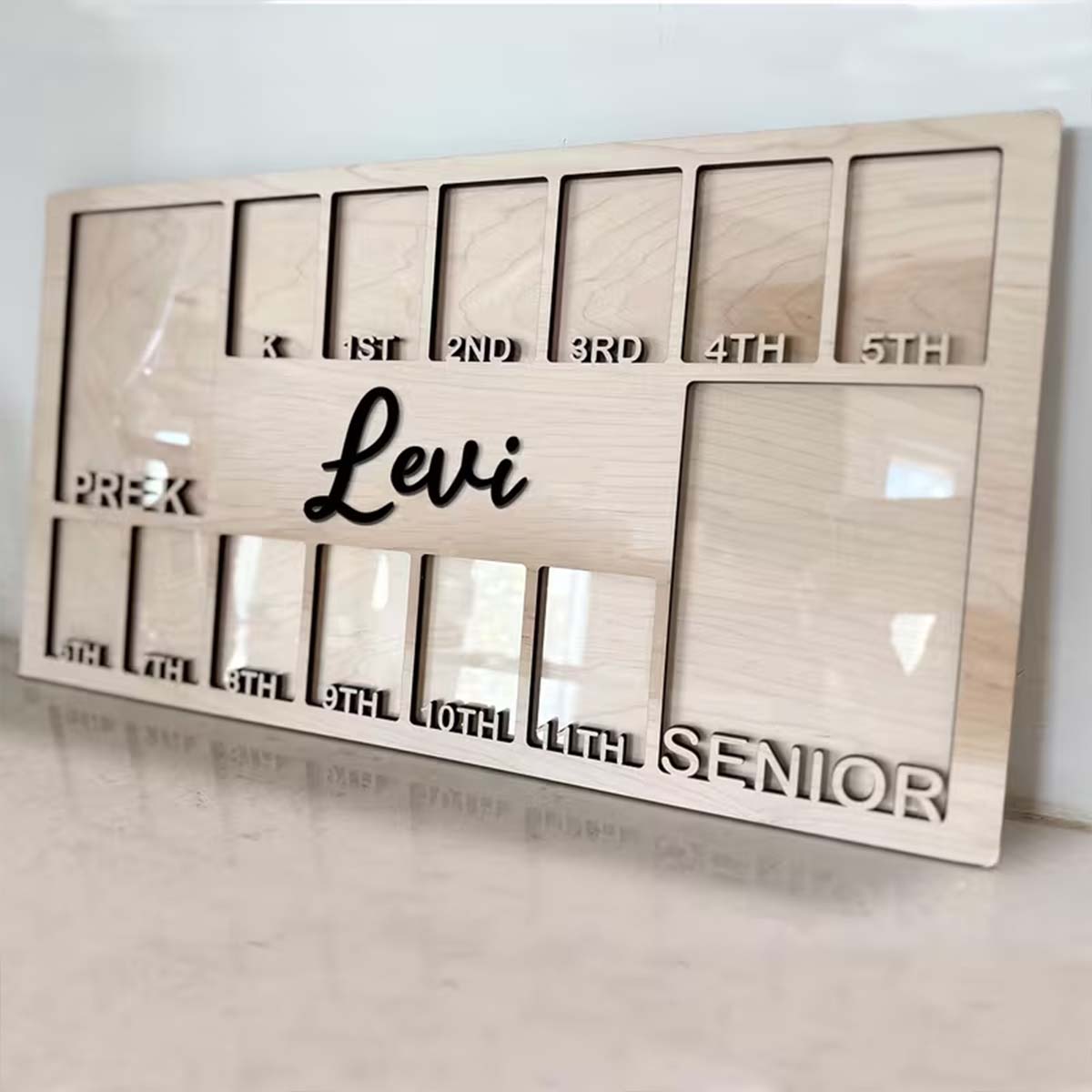 Woodworking Diy - Aangepaste fotolijst houten plaquette bord, feest
