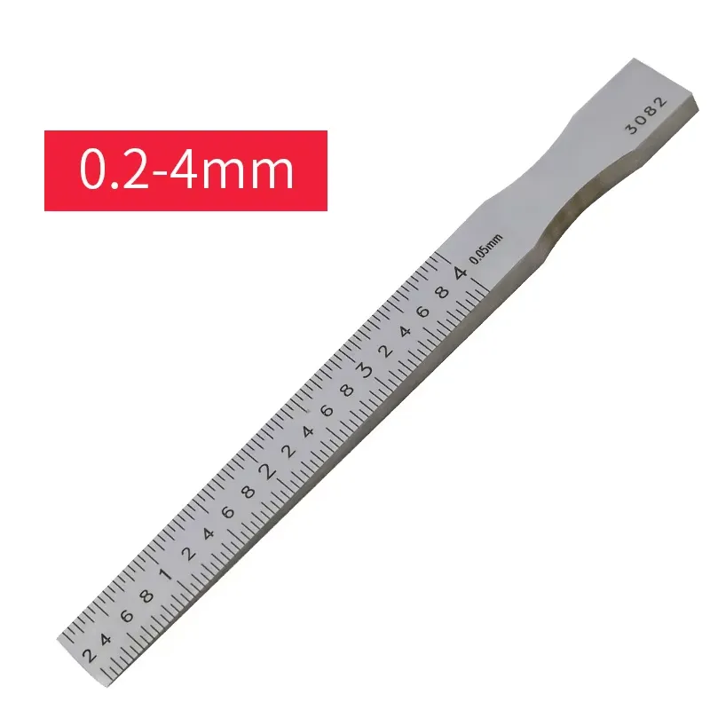 Woodworking Diy - Roestvrijstalen conische meter, bereik 0,2-4 mm,