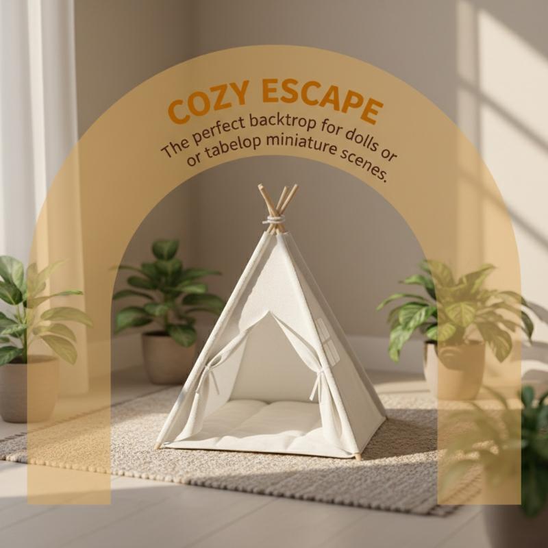 Woodworking Diy - [JN] 1:12 Schaal Camping Tent Model