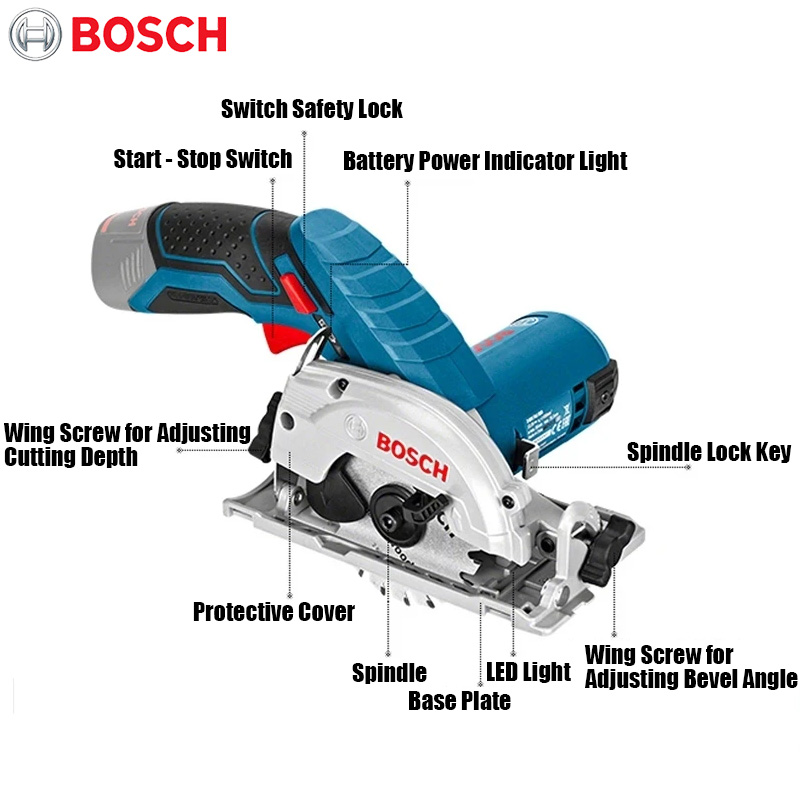 BOSCH GKS 12V-LI Elektrische C - Woodworking Saw recensie en prijs