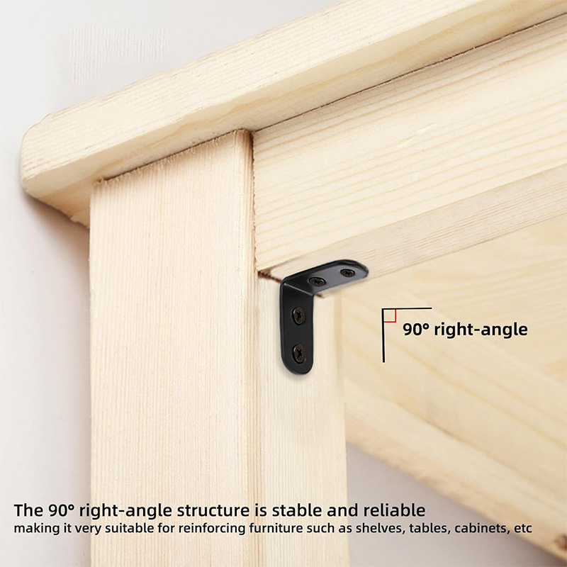 6-20 stuks zwarte hoekbeugel L - Woodworking Joint recensie en prijs