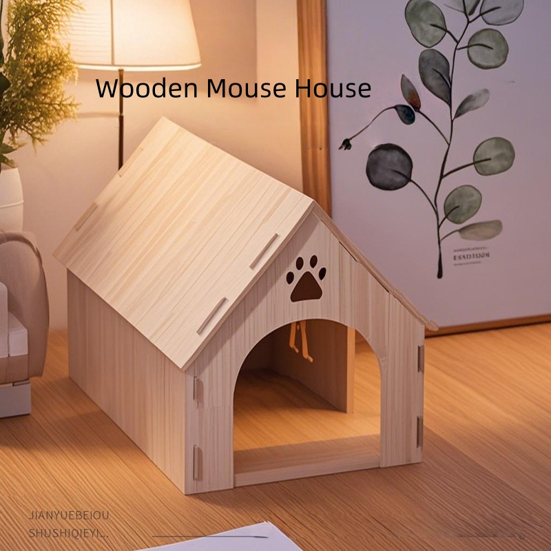 Houten nesthuis 'Dragon Cat' m - Woodworking Rabbet recensie en prijs