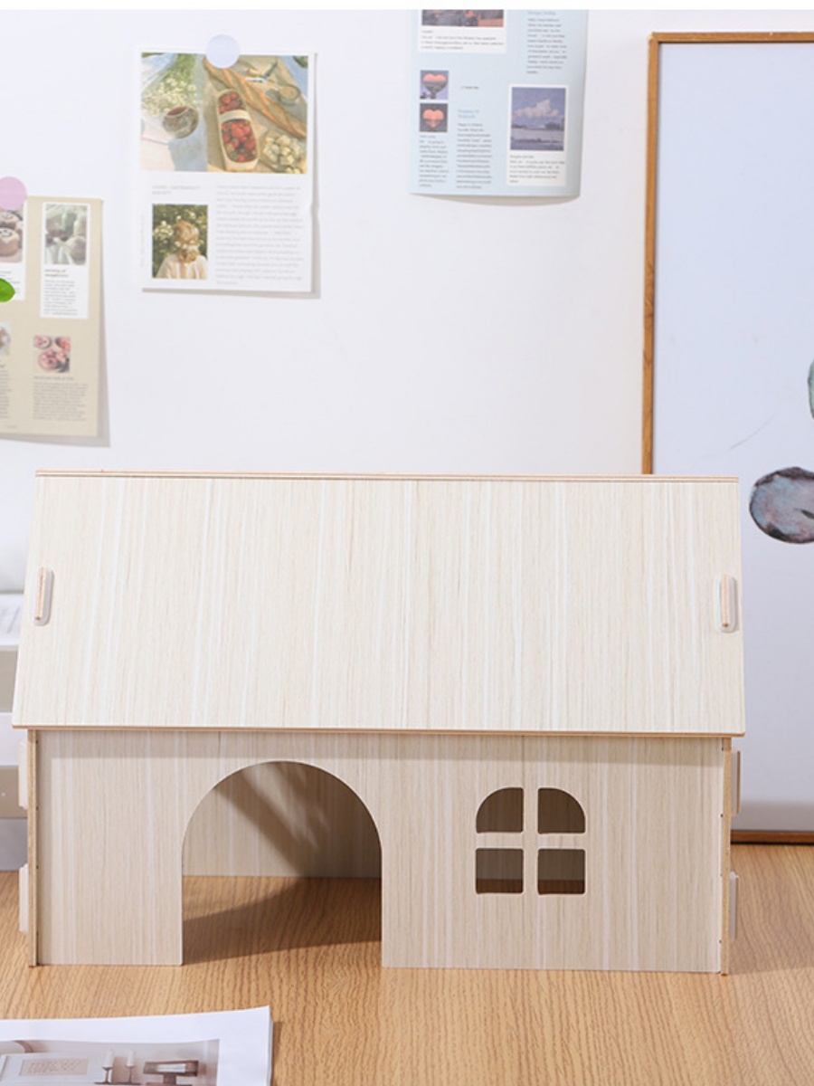 Houten nesthuis 'Dragon Cat' m - Woodworking Rabbet recensie en prijs