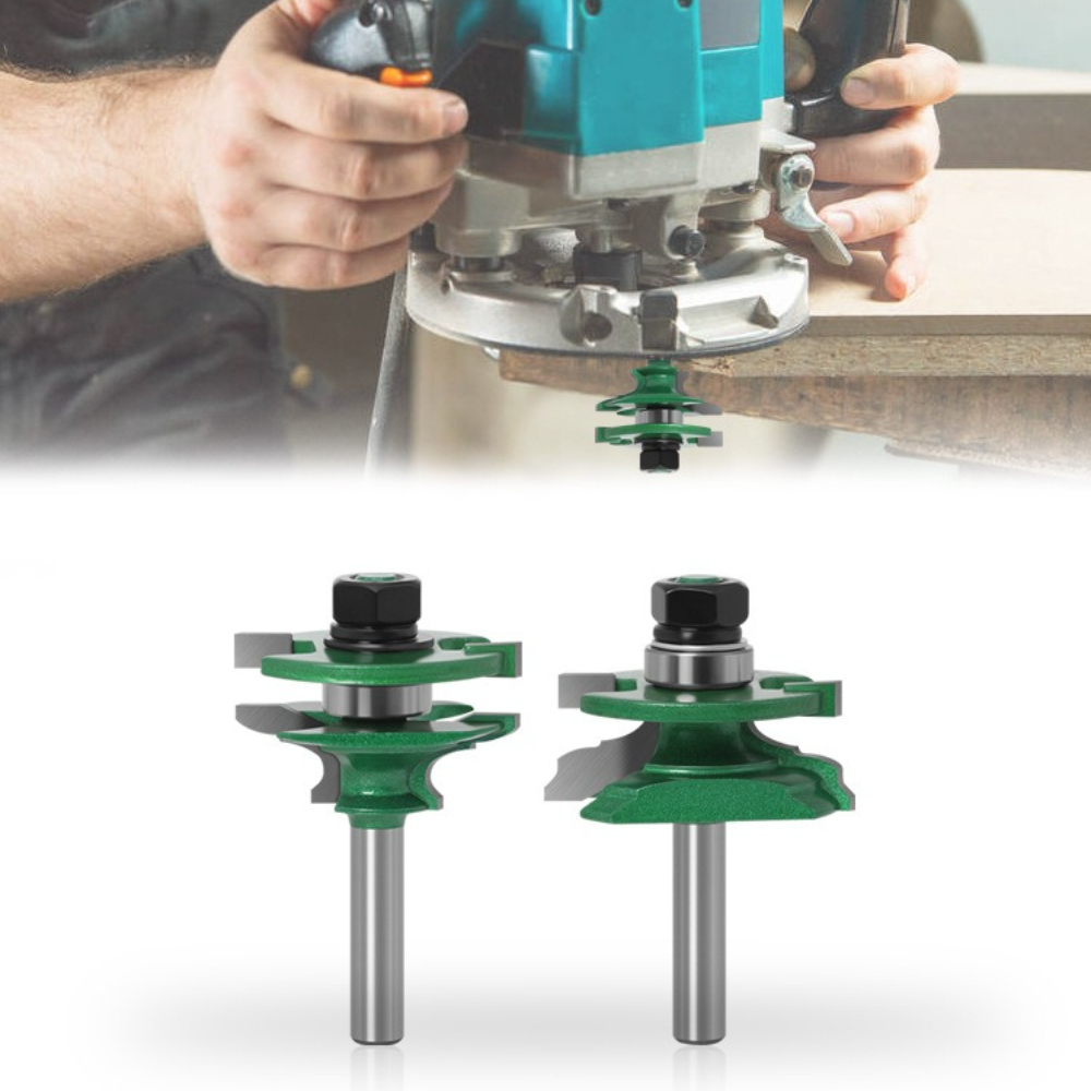 2-delige houtframe-freesbitset - Woodworking Joint recensie en prijs