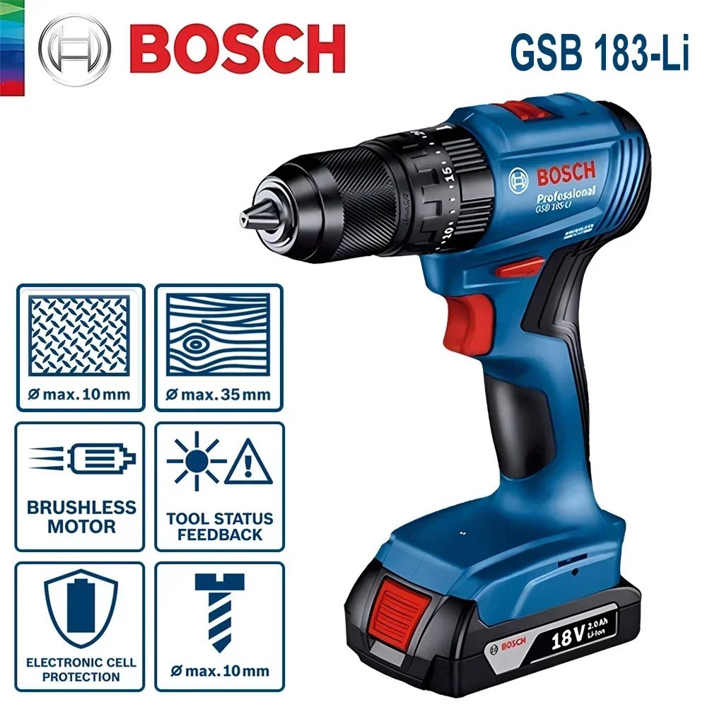 Bosch GSB183-LI 18V accuboorma - Woodworking Diy recensie en prijs