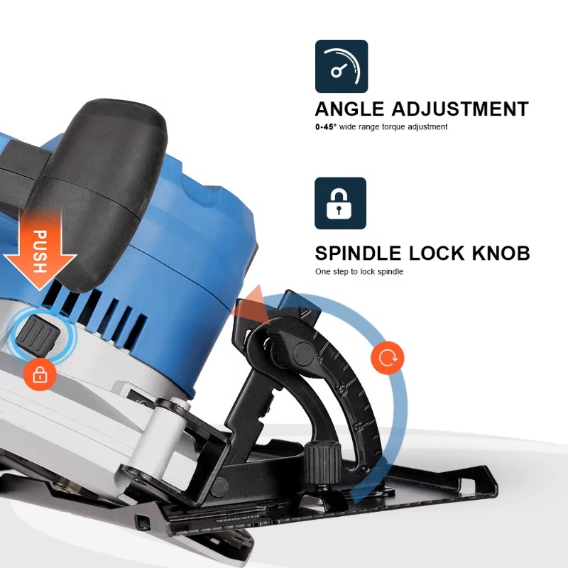 Draadloze cirkelzaag Handbedie - Woodworking Saw recensie en prijs