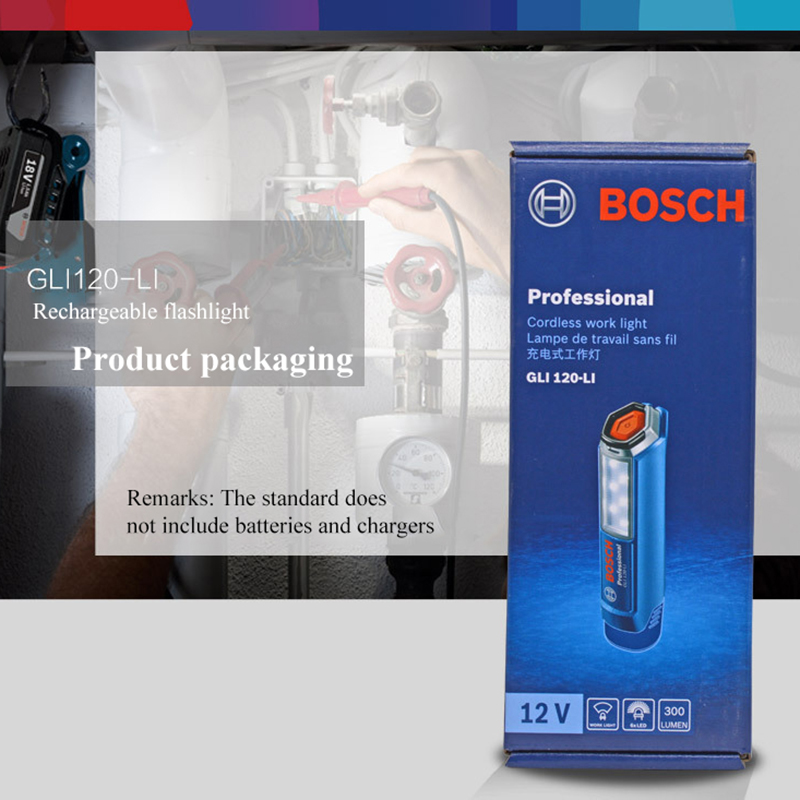 Bosch Oplaadbare Lamp GLI 120- - Woodworking Diy recensie en prijs