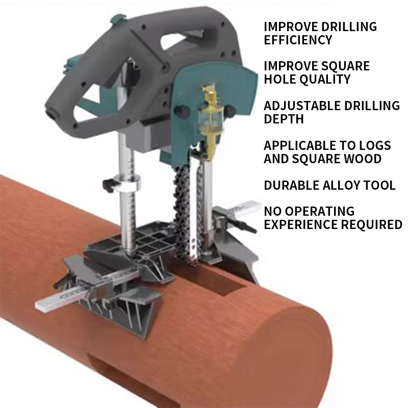 Draagbare vierkante gatmachine - Woodworking Saw recensie en prijs