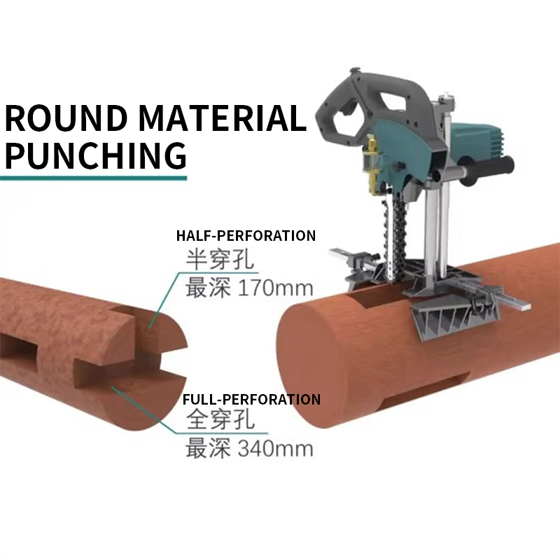 Draagbare vierkante gatmachine - Woodworking Saw recensie en prijs